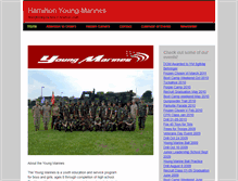 Tablet Screenshot of hamiltonyoungmarines.com